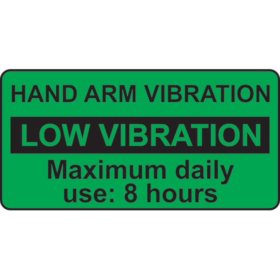 HAV low vibration - 30 x 15mm 250 labels on a roll 