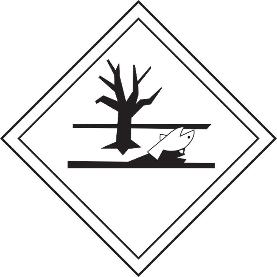 Environmentally Hazardous - Labels (250 x 250mm Pack of 10)