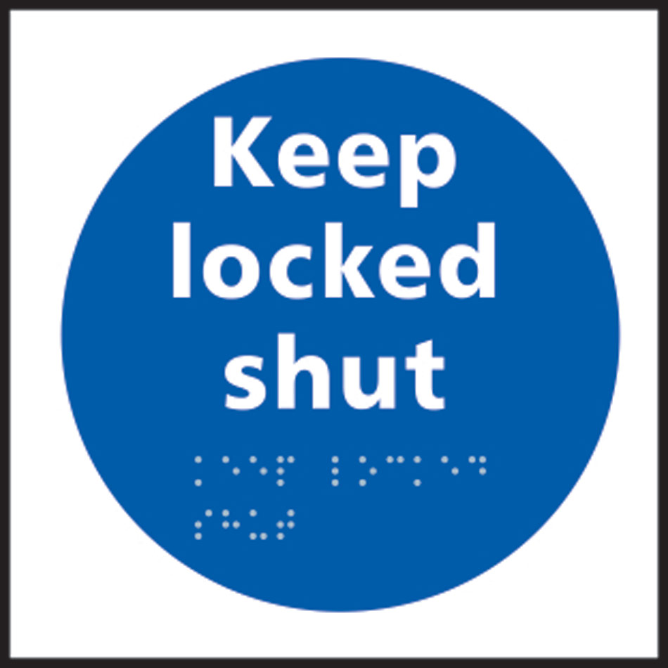 Keep locked shut - Taktyle (150 x 150mm)