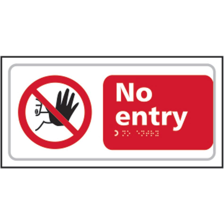 No entry - Taktyle (300 x 150mm)