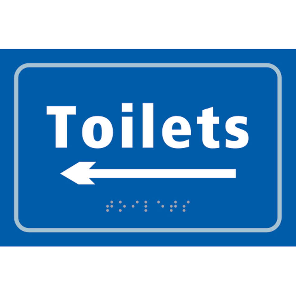 Toilets arrow left - Taktyle (225 x 150mm)