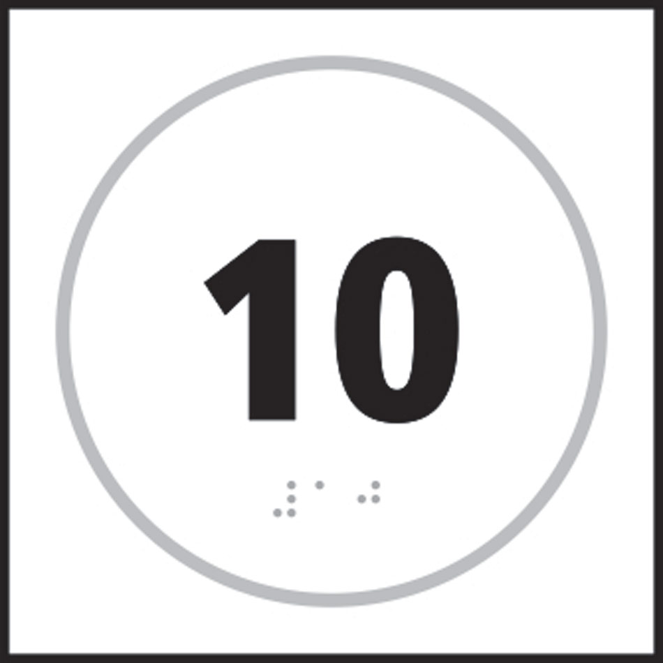Number 10 - Taktyle (150 x 150mm)