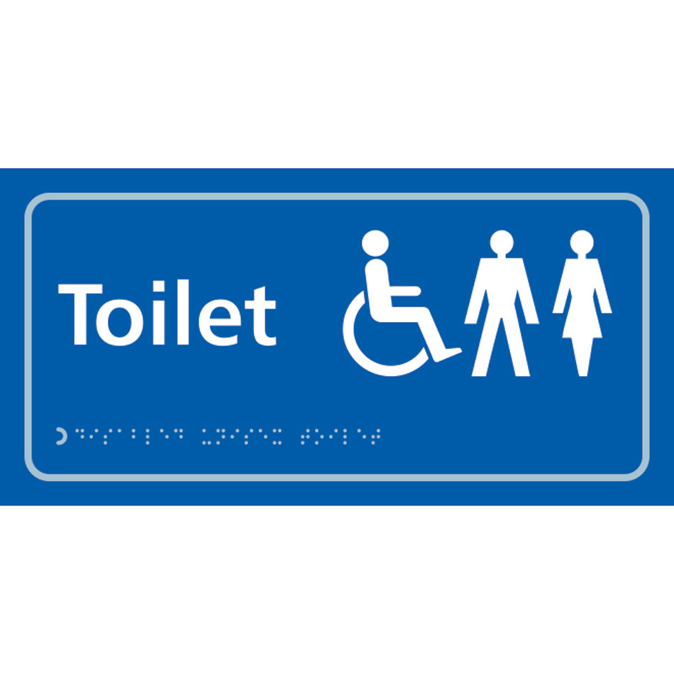 Toilet (Disabled / Gents / Ladies) - Taktyle (300 x 150mm)