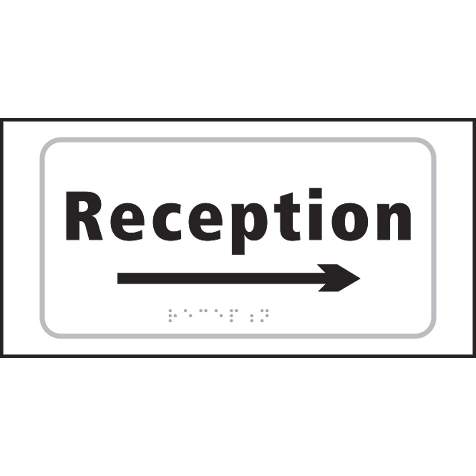 Reception arrow right - Taktyle (300 x 150mm)