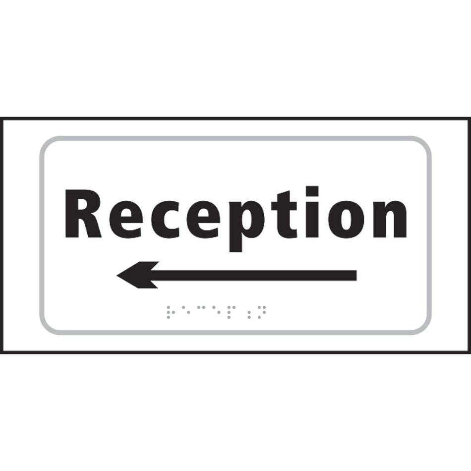 Reception arrow left - Taktyle (300 x 150mm)