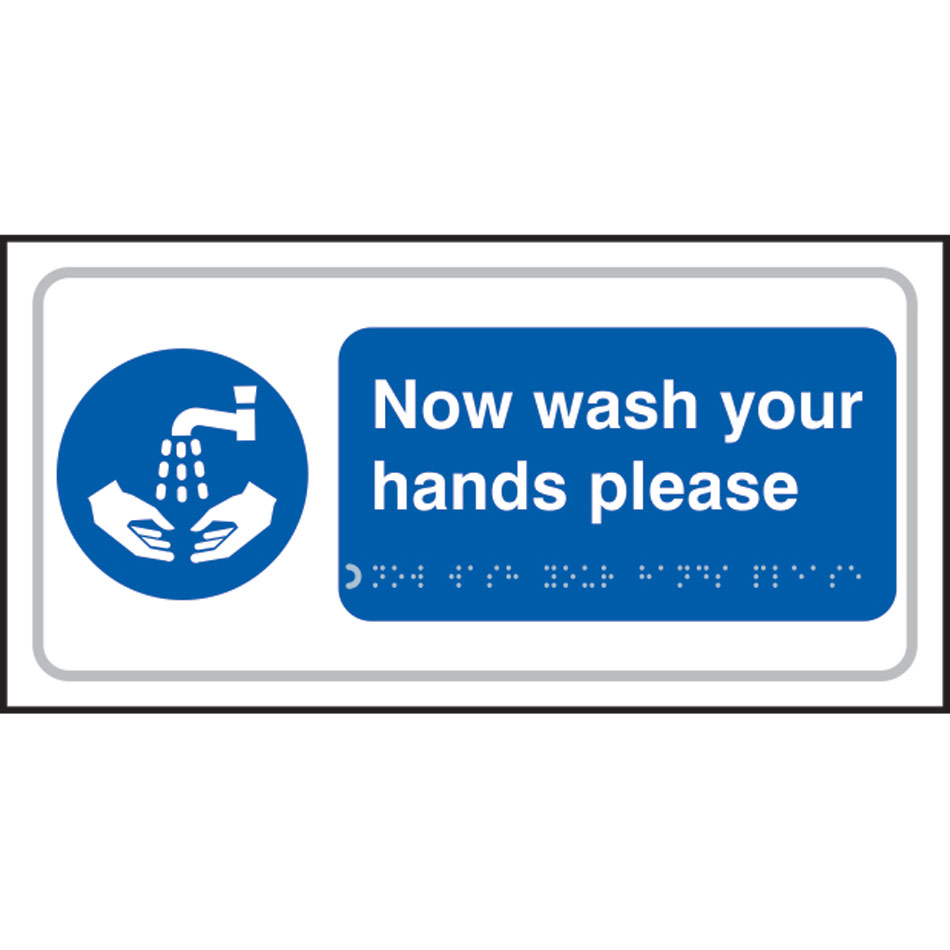 Now wash your hands please - Taktyle (300 x 150mm)