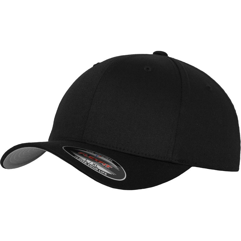Flexfit fitted baseball cap (6277) Black LargeExtra Large