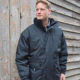 Multi-function winter jacket Black/ Black 2 Extra Large